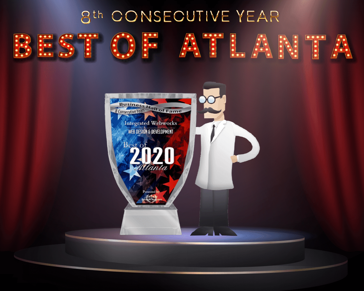 Integrated Webworks Win "Best Of Atlanta 2020" For 8th Year In A Row