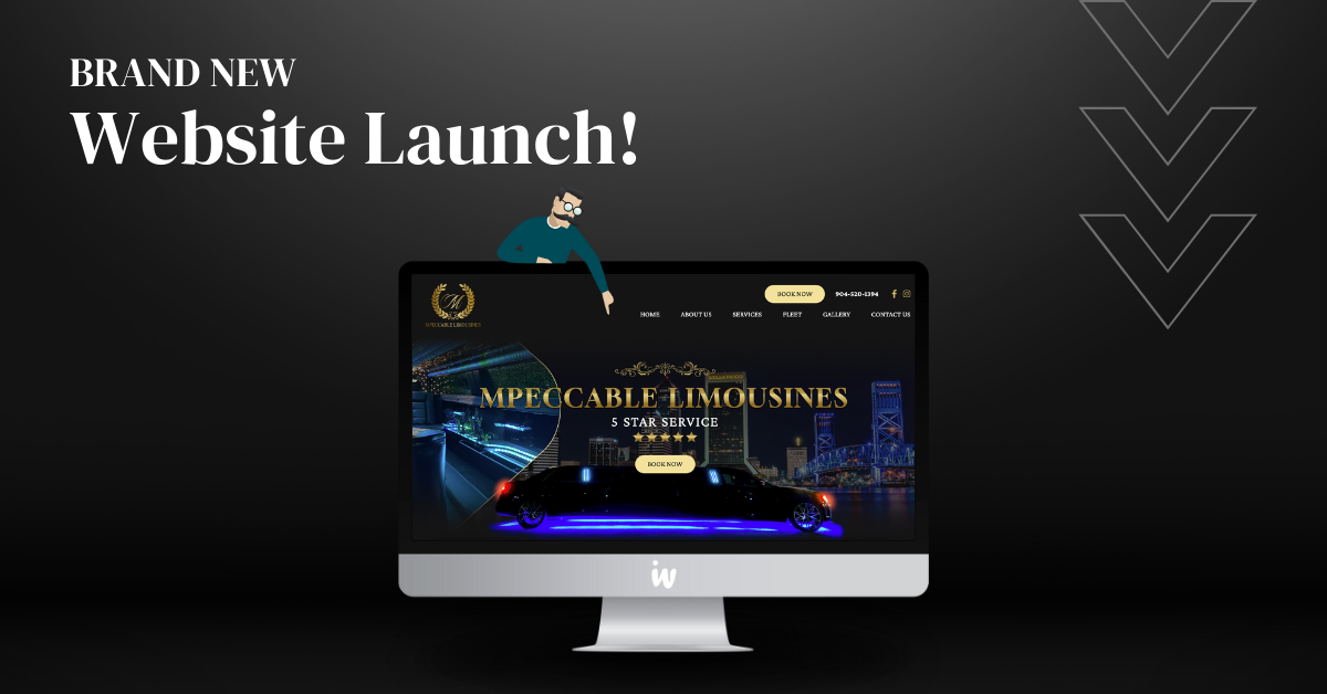 Mpeccable Limousines Website Launch Banner Image